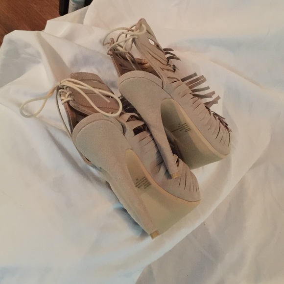 Colin Stuart sexy suede open toe bootie - Picture 3 of 4