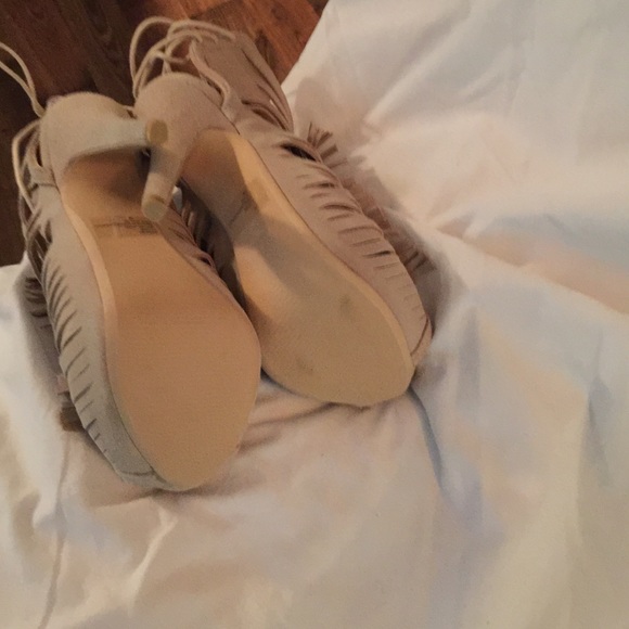 Colin Stuart sexy suede open toe bootie - Picture 4 of 4