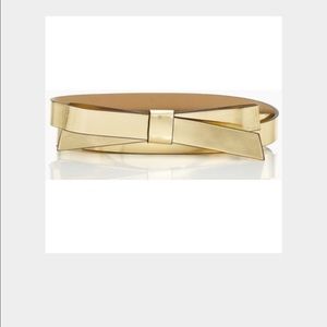 Kate Spade Gold Bow Belt skinny