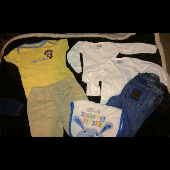 (6 pcs) 6-9 mos.baby clothes bundle - Picture 1 of 4