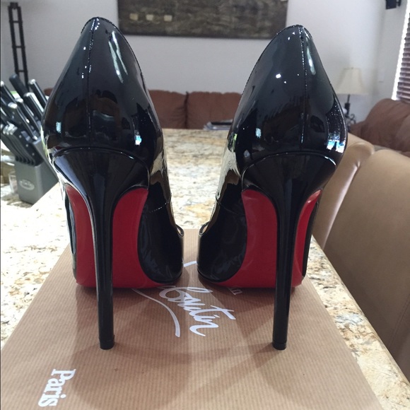 Christian Louboutin Pigalle black patent size 39 - Picture 2 of 4