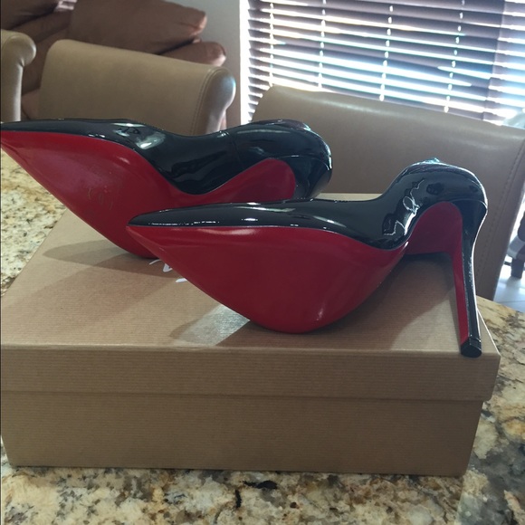 Christian Louboutin Pigalle black patent size 39 - Picture 4 of 4