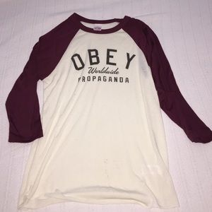 Bundle: obey Baseball T & Empyre Flannel & vs tank