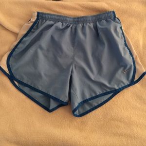 Nike blue running shorts