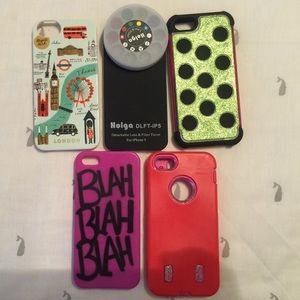 Lot of iPhone 5 cases