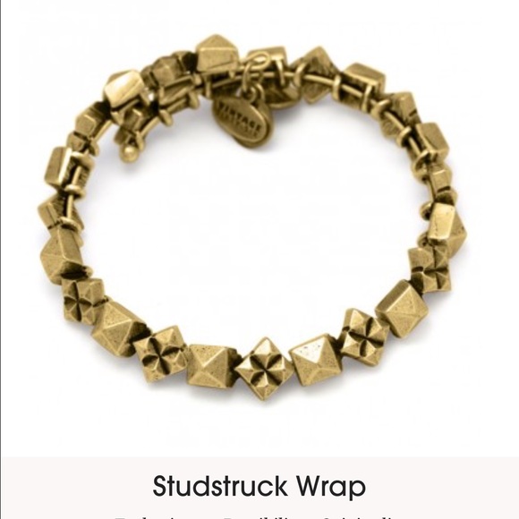 Alex & Ani Studstruck wrap gold