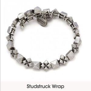 Alex & Ani Studstruck wrap silver