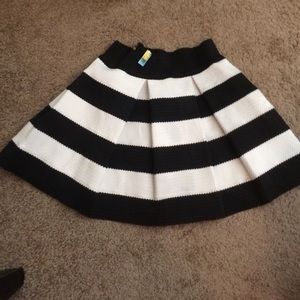 Black and white skirt