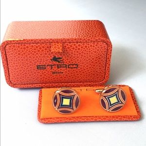 Limited & VHTF Etro Cuff links! NEW. Great gift!