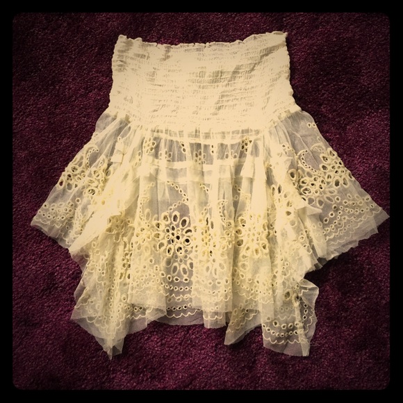 Free people sheer skirt