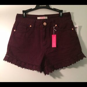 Brand New Charlotte Russe Plum Shorts