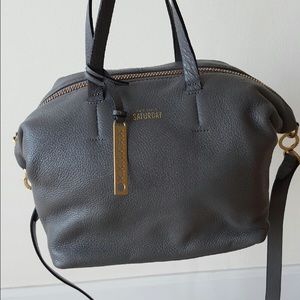 Kate Spade Saturday Gray Satchel/Cross body bag
