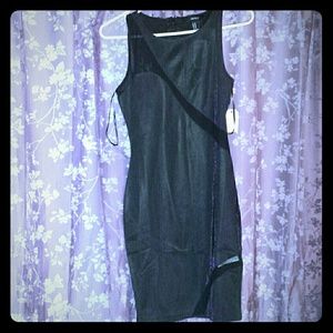 Black/Purple dress knee length