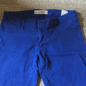 Blue hollister skinny jeans