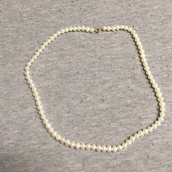 real pearl children's necklace