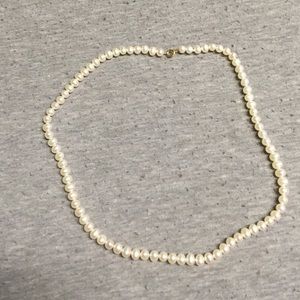 real pearl children's necklace