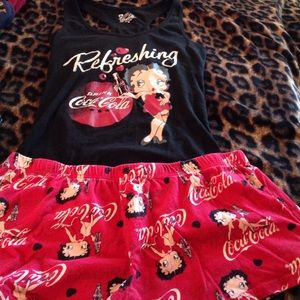 Racer back pajama set
