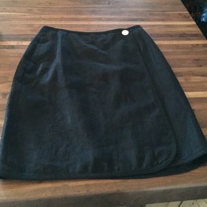 Linen wrap skirt