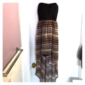 Strapless Tapered Dress