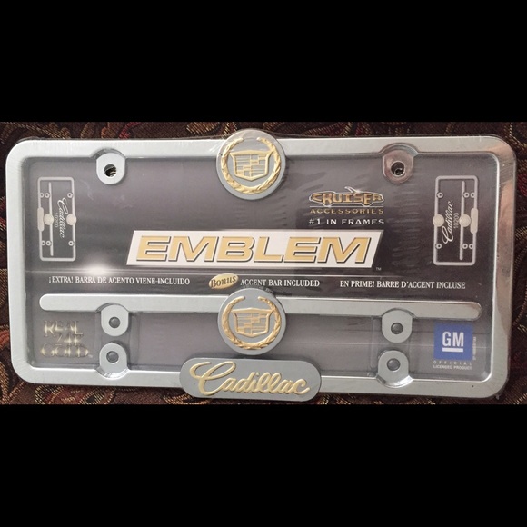 CADILLAC License Plate Cover