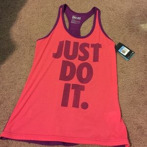 Nike just do it tank tops