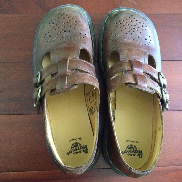 Light brown Mary Jane Dr. Martens