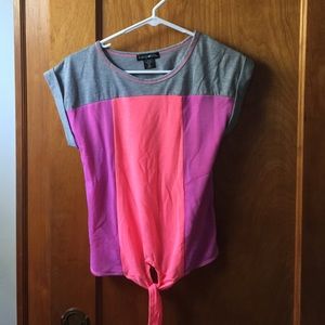 Pink and purple top