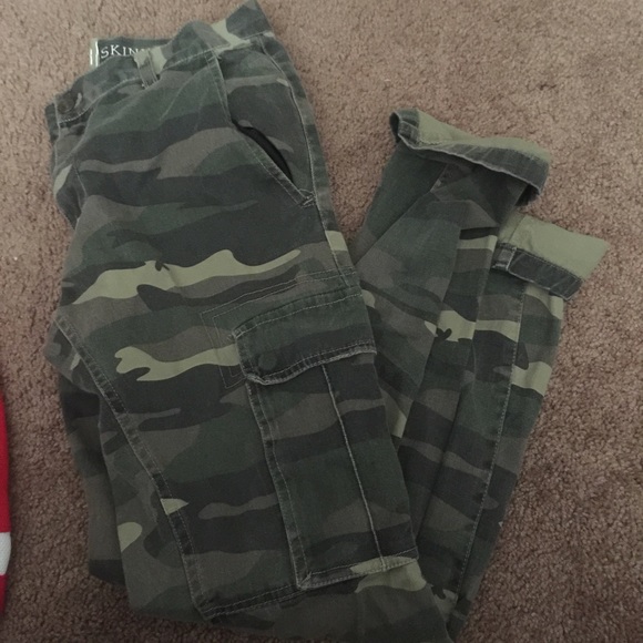 army green skinny pants