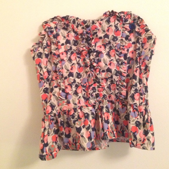 Sleeveless Floral Top