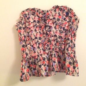 Sleeveless Floral Top