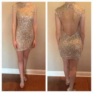 Nude Prom Dress MUST SELL