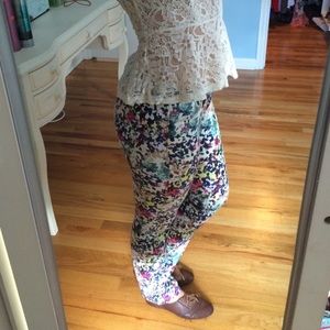 Modern fit flower pants!