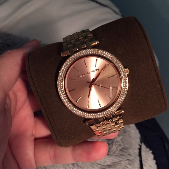 Michael Kors rose gold watch