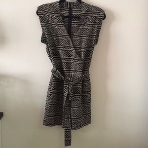 Silk patterned romper