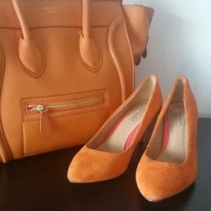 Top shop burnt orange pumps
