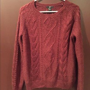 Burgundy oversized sweater