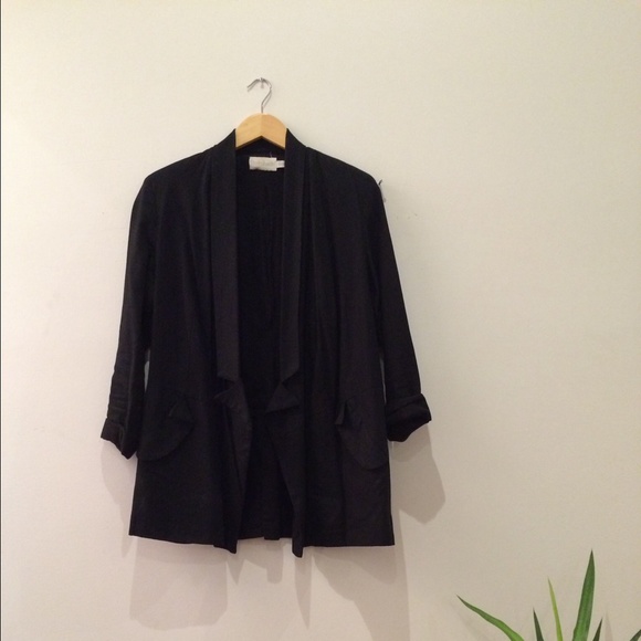 ❌SOLD❌Shakuhachi over sized linen and silk blazer