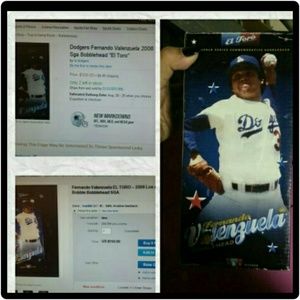 "LA DODGERS"Fernando Valenzuela bobble head