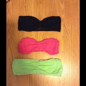 Cutecute Bandeaus! Lace backs on all!