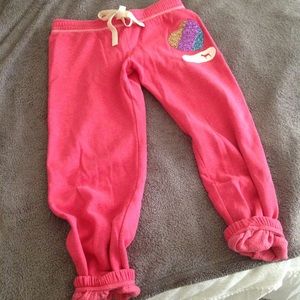 PINK Cropped Sweatpants
