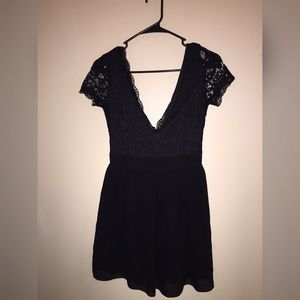 Lacey black dress