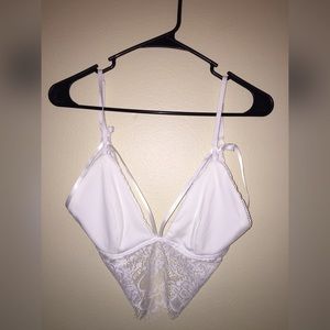 White bralette