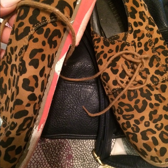 Cheetah forever 21/// imitation oxfords - Picture 2 of 3