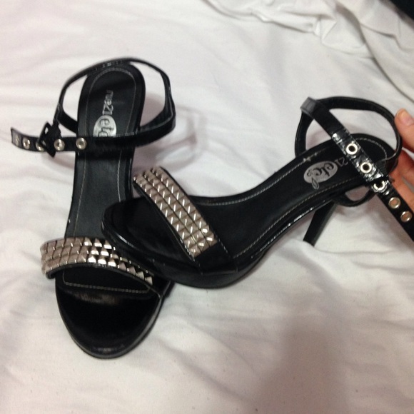 Studded high heels