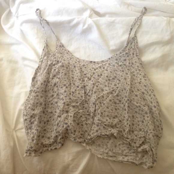 Brandy Melville floral tank top