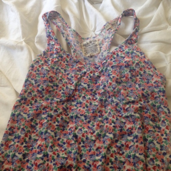 Jack Wills floral tank top