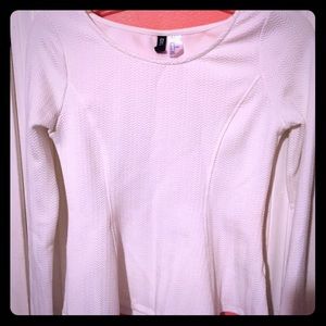 Cute peplum top long sleeve