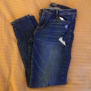 Distressed Rockstar jeans
