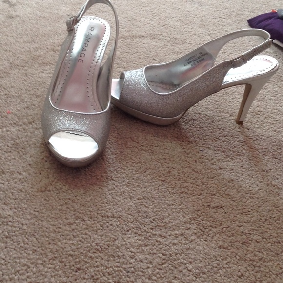 Sparkly open toe heels - Picture 1 of 1