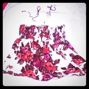 Strapless Flower top